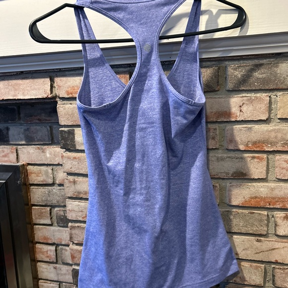 Lululemon Womens Goals Deeper Tank Front Zipper in Periwinkle Size S - Picture 3 of 4